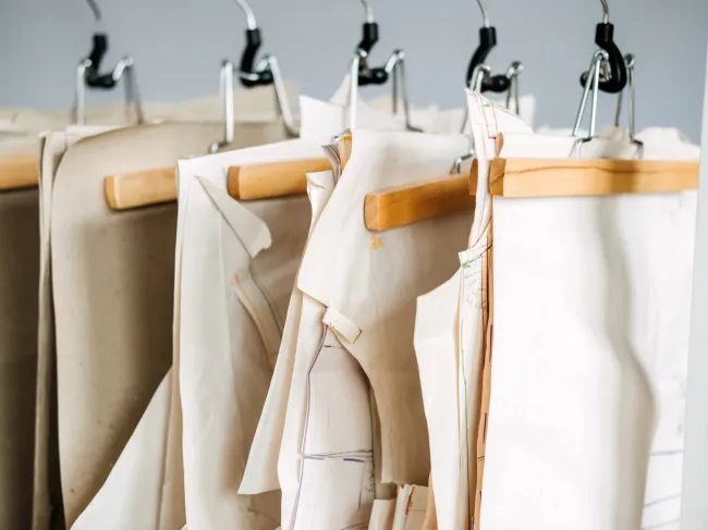 fabric hanging